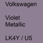 Preview: Volkswagen, Violet Metallic, LK4Y / U5.